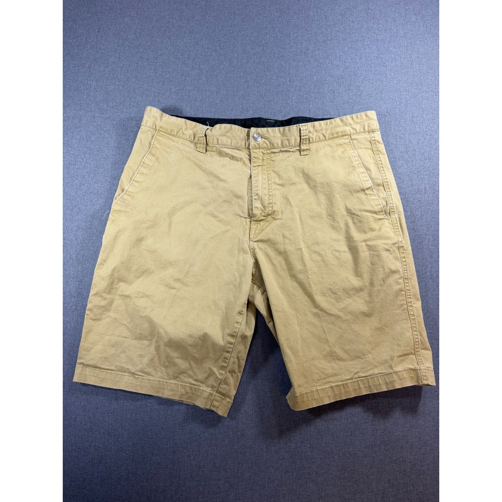 Volcom Mens Chino Walkshorts Khaki Tan Size 36 Casual Skate Shorts